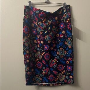 LuLaRoe Women's Pencil Skirt with Vibrant Patterns